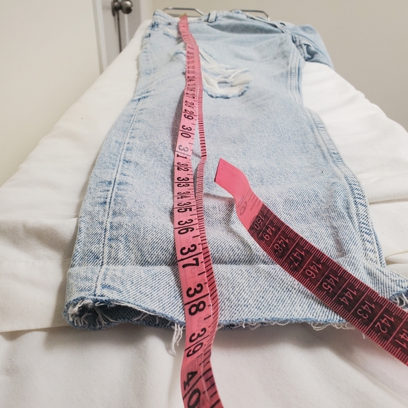 Light Blue Distressed Women's Jeans - Picture 7 of 7